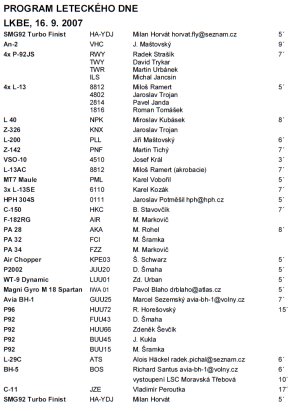 Program leteckho dne 2007 (pedbn)